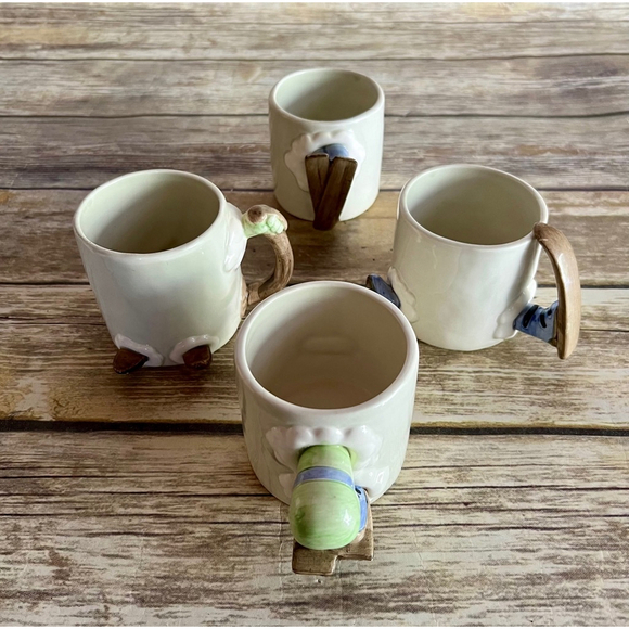 4-FITZ & FLOYD SKI MUGS - Picture 2 of 14